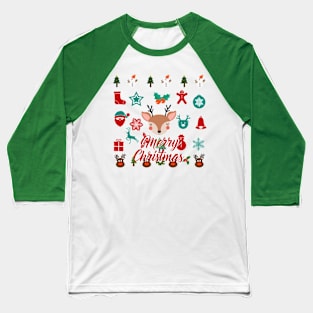 MERRY CHRISTMAS Baseball T-Shirt